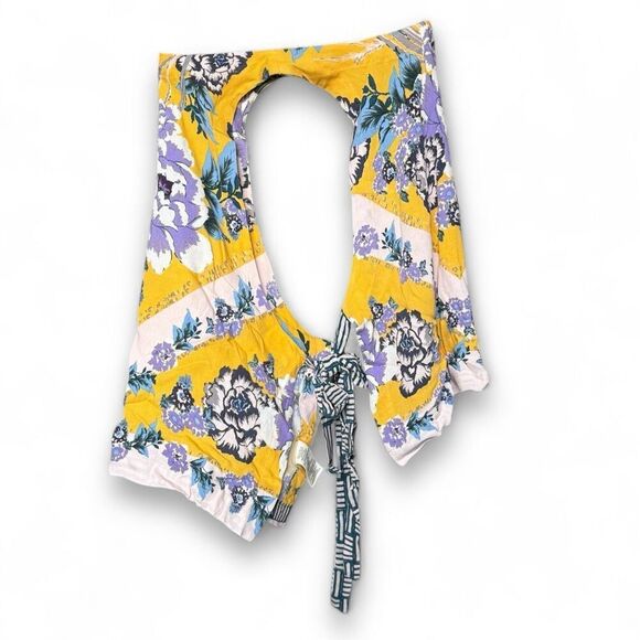 Free People side-tie flowy tank top - L - Picture 3 of 7